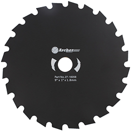 27-16058 - MAXI STYLE 9" X 1" 24T BRUSH BLADE : 